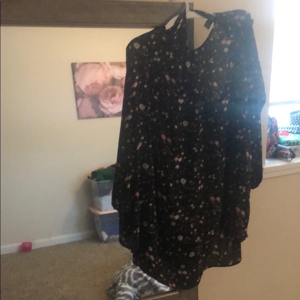 Black Sheer Tunic